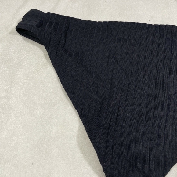 NEW $58 Becca‎ Loreto Ribbed Black Bikini Bottoms [ SZ Large ] - Picture 10 of 11